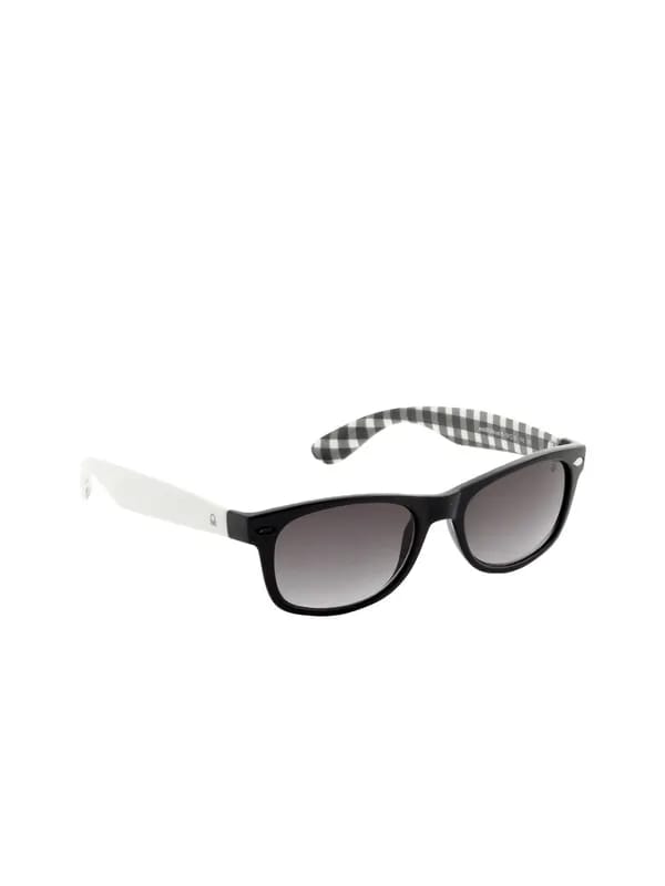 United Colors of Benetton Men White Frame Sunglasses