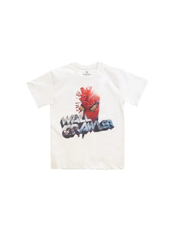 The Amazing Spiderman Boys White T-shirt