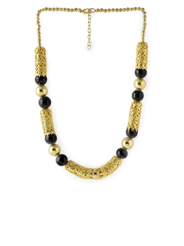 Pitaraa Golden Fish Scale Necklace