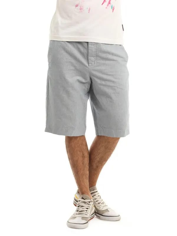 French Connection Men Blue Striped Shorts