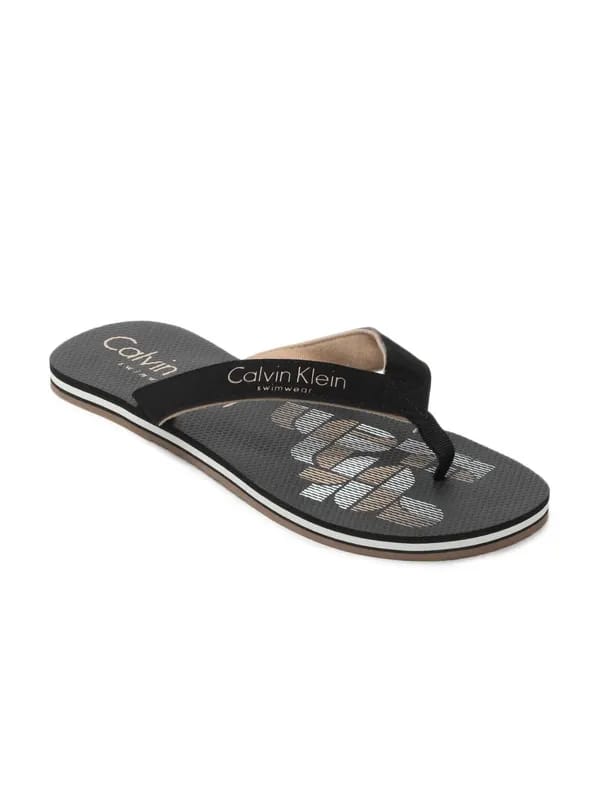 Calvin Klein Men Black Flip Flops