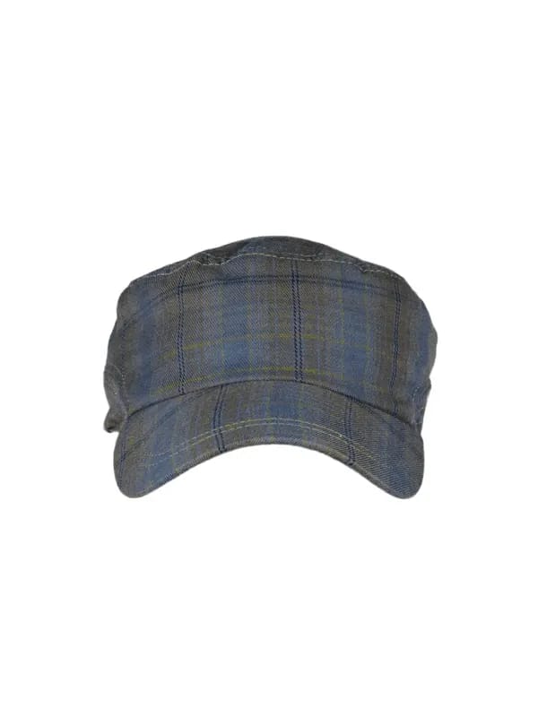 Wrangler Men Grey Check Cap