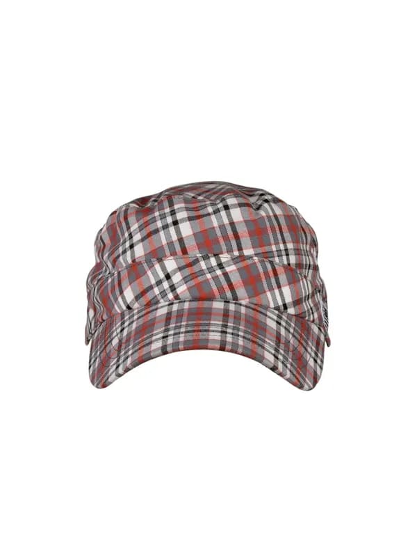 Wrangler Men Red Check Cap