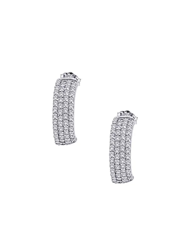Lucera Women Silver Earrings