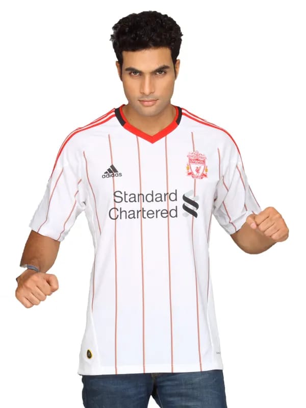 ADIDAS Men White Liverpool Jersey