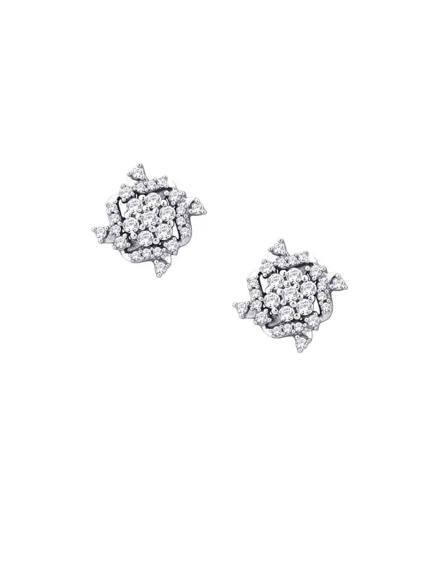 Lucera Women Silver Earrings