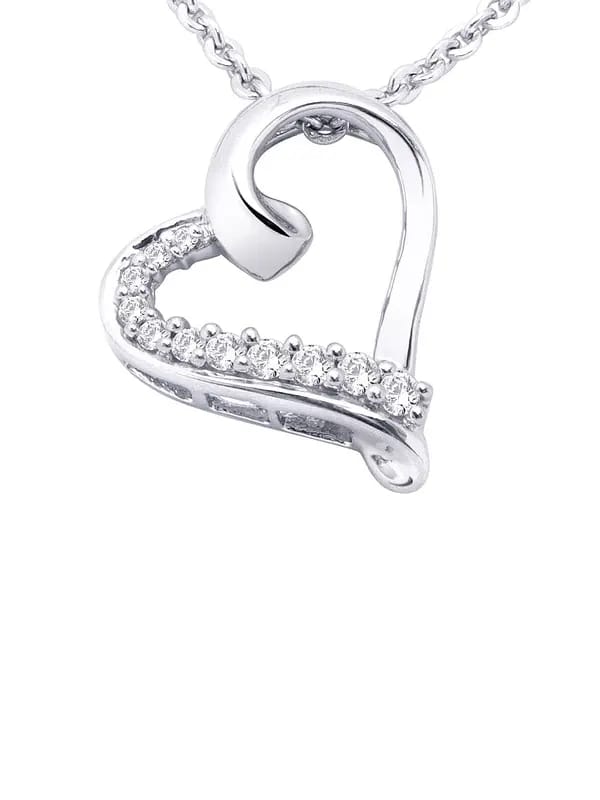Lucera Women Silver Pendant with Chain