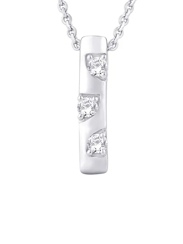 Lucera Women Silver Pendant with Chain