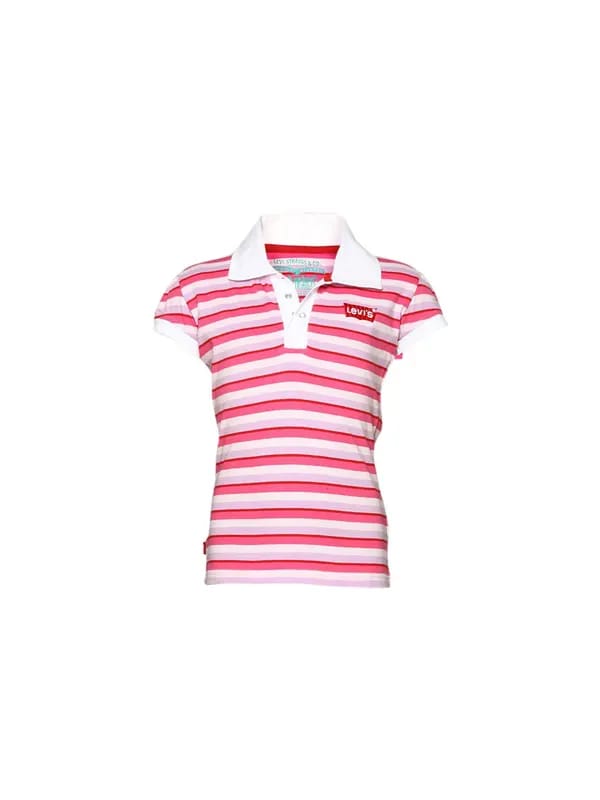 Levis Kids Girl's Diaz Pink Polo Tshirt