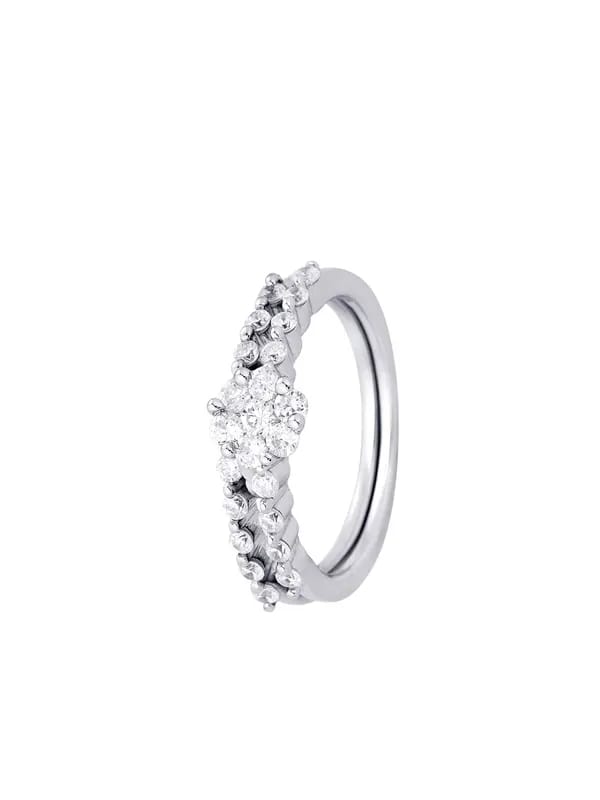 Lucera Women Set of Two Silver Rings
