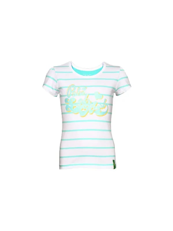 Palm Tree Girl's Billy White Green Kidswear