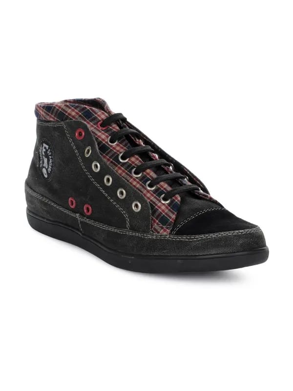 Flying Machine Men Black Shoes