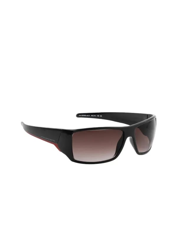 United Colors of Benetton Men Black Sunglasses