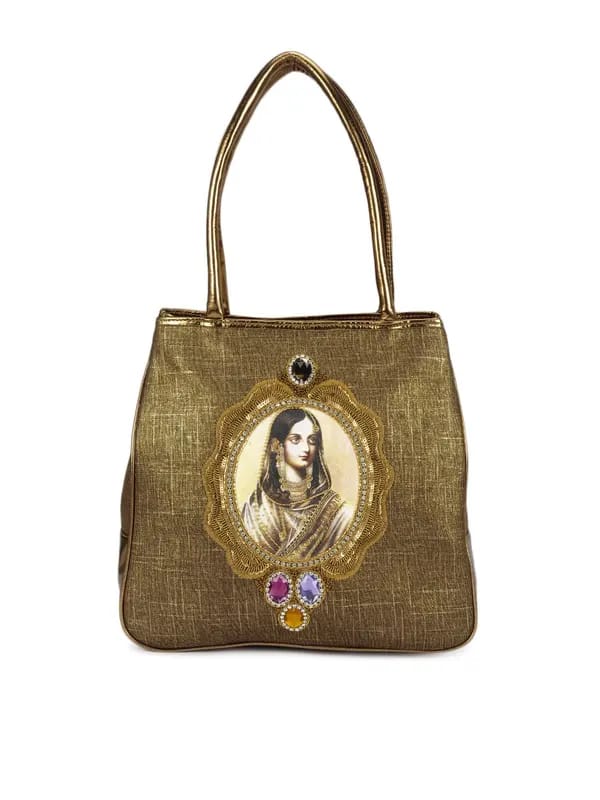 Rocia Women Gold Handbag