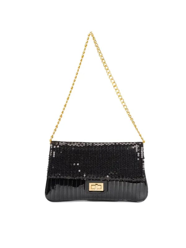 Rocia Women Black Clutch