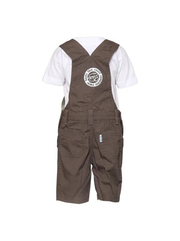 Gini and Jony Boy's Kalkin White Brown Kidswear