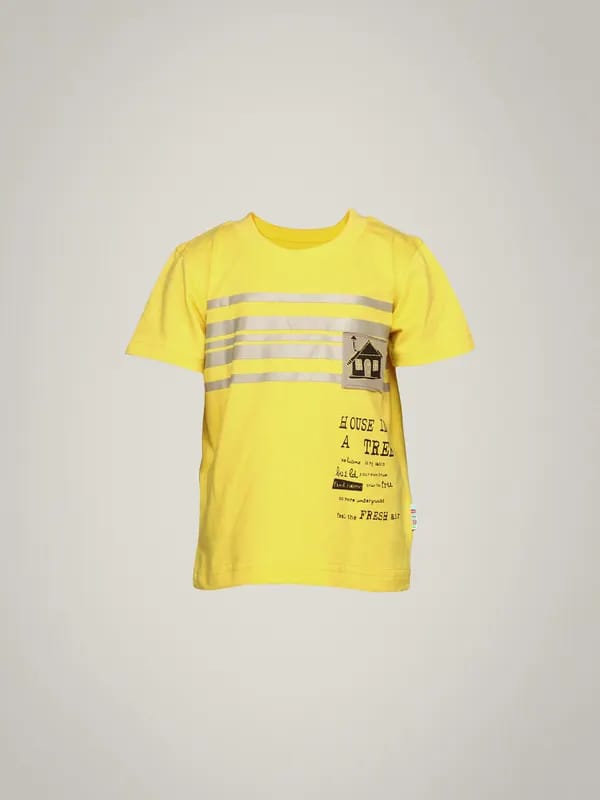 Gini and Jony Boy's Kaffle Yellow Kidswear