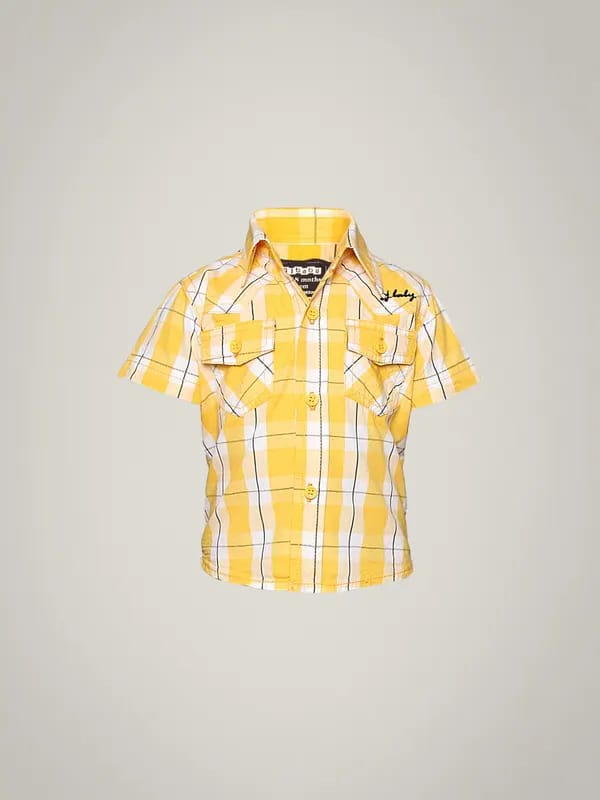 Gini and Jony Boy's Kangaroo Yellow Infant Kidswear
