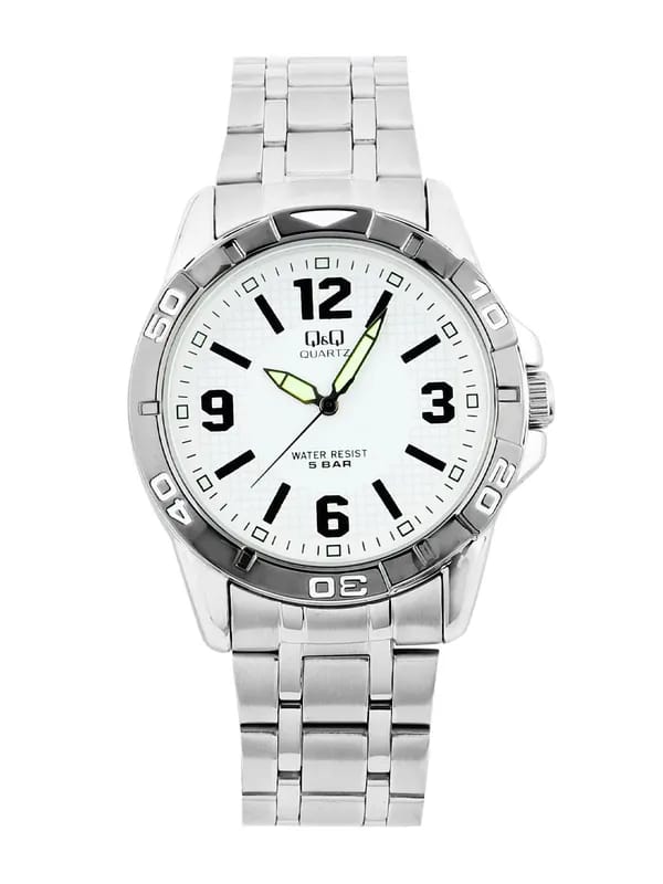 Q&Q Men White Dial Analog Watch