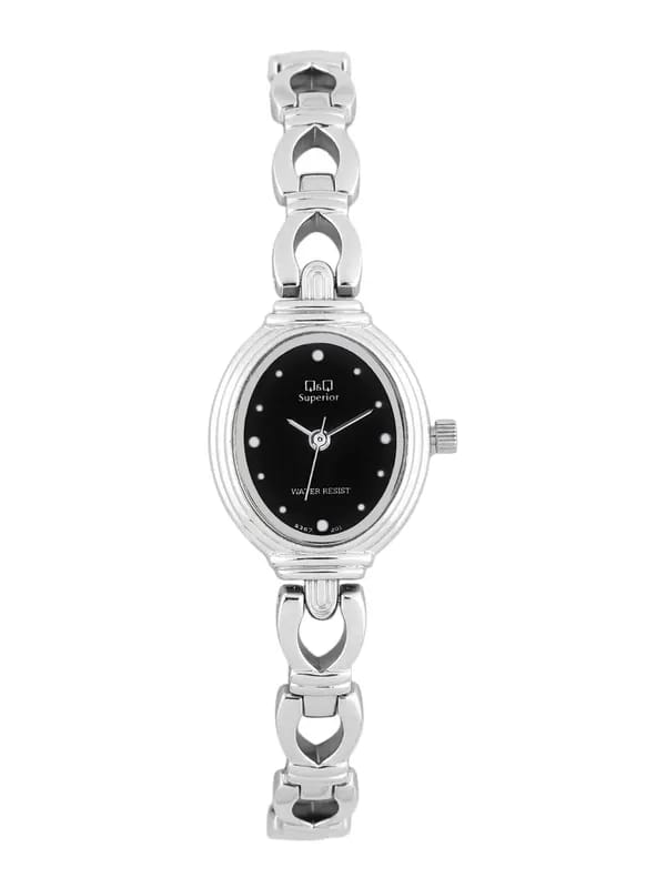 Q&Q Women Black Dial Analog Watch