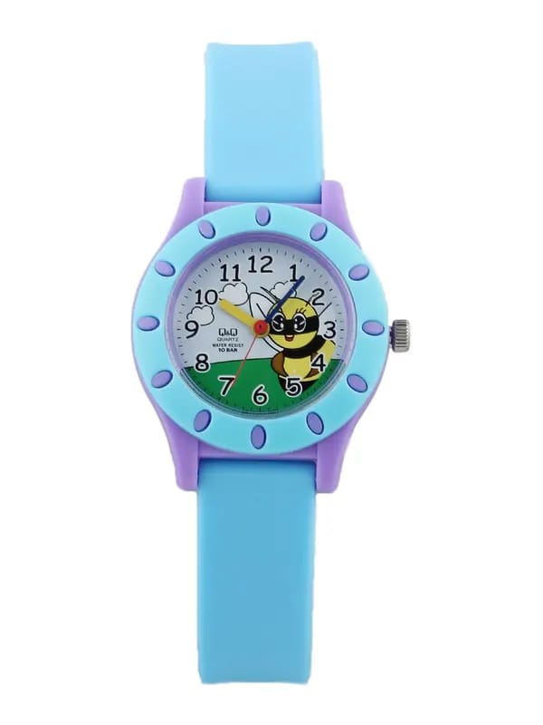 Q&Q Kids Unisex Light Blue Dial Analog Watch