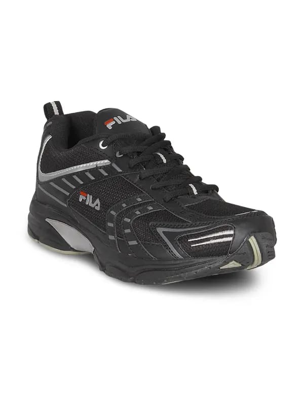Fila Men's Barrier Black Silver Shoe