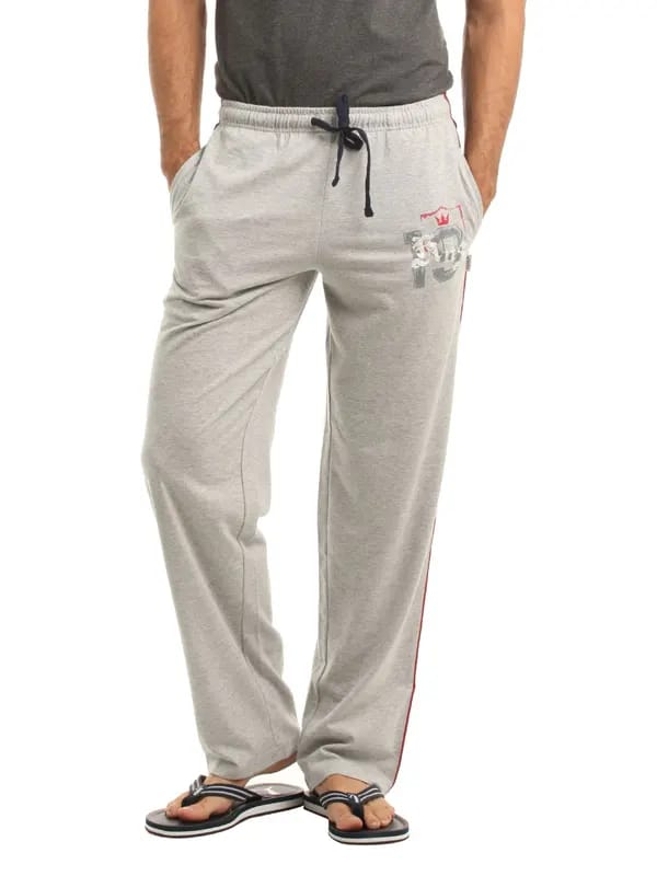 Hanes Men Grey Knitted Lounge Pants