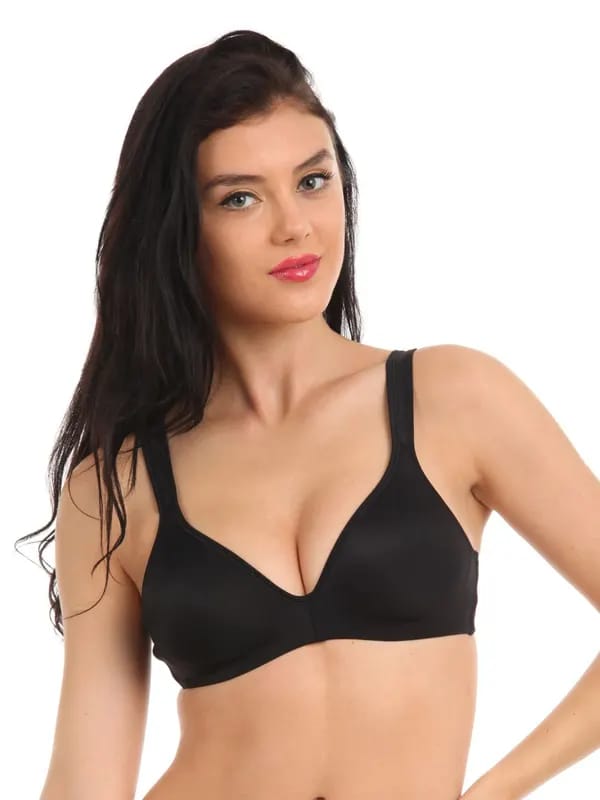 Hanes Women Black Moulded Tee Shirt Bra