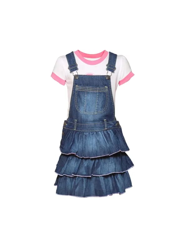 Gini and Jony Girl's Salome Blue Kidswear