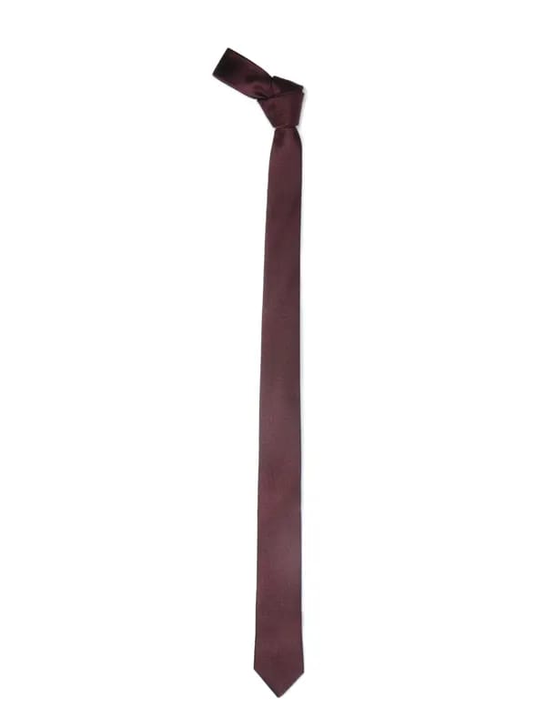 Parx Men Maroon and Black Tie