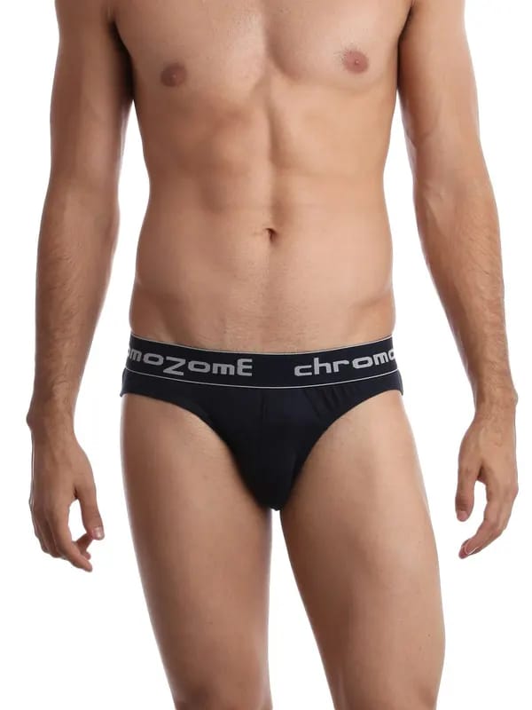 Chromozome Men Navy Blue Brief