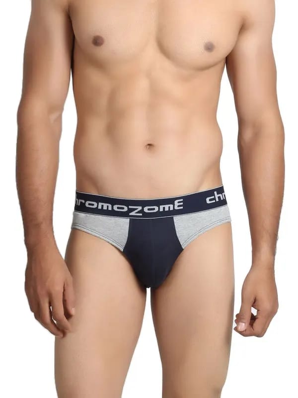 Chromozome Men Navy Blue Briefs