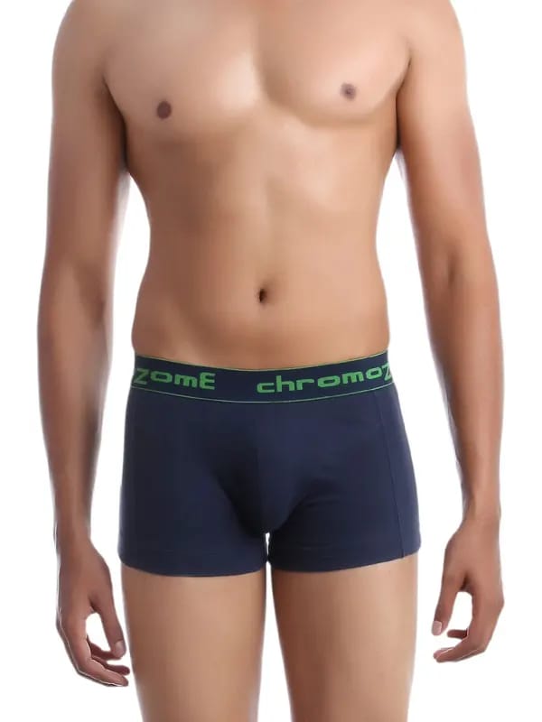Chromozome Men Navy Blue Trunks