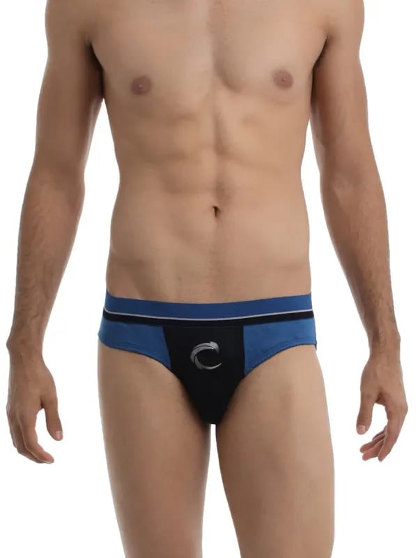 Chromozome Men Navy Blue Brief