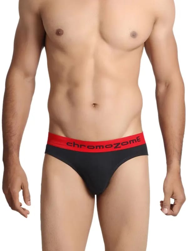 Chromozome Men Black Briefs