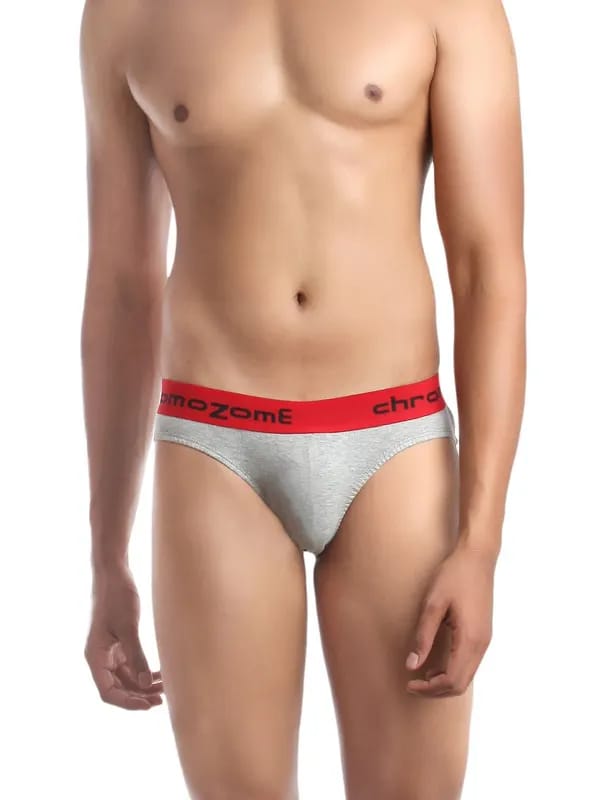 Chromozome Men Grey Briefs