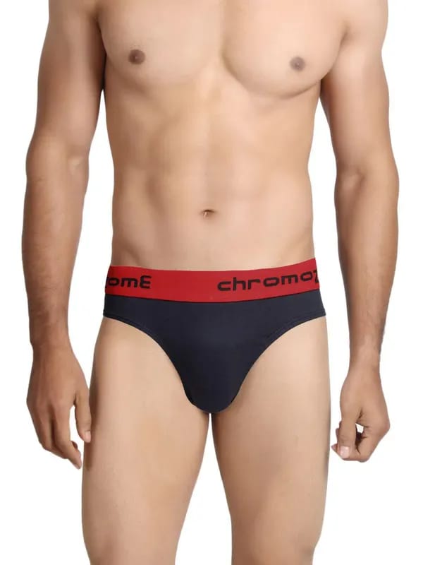 Chromozome Men Navy Blue Briefs