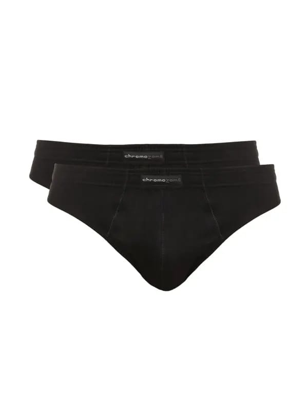 Chromozome Men Black Pack of 2 Briefs