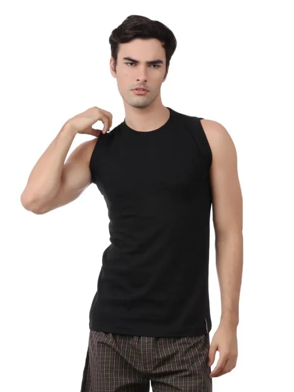 Chromozome Men Black Innerwear T-shirt