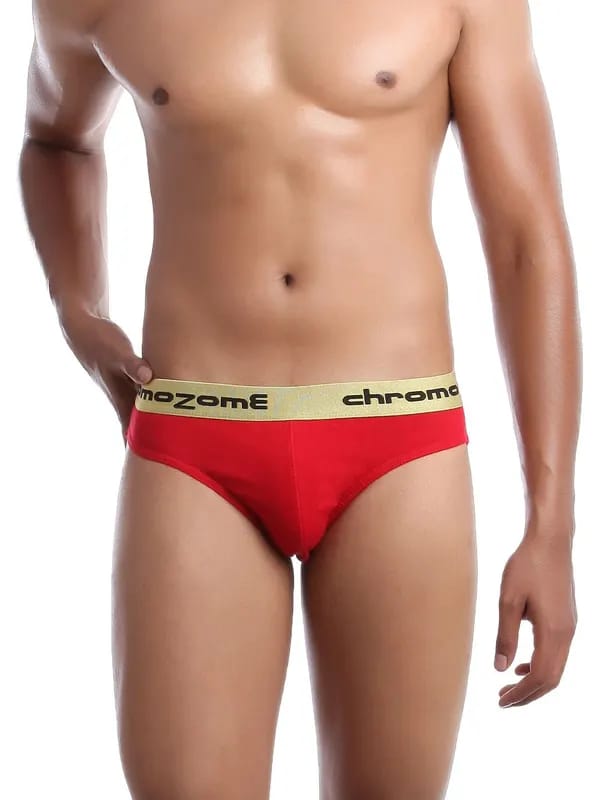 Chromozome Men Red Briefs