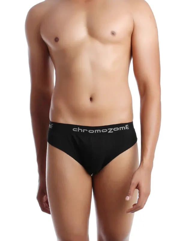 Chromozome Men Black Brief