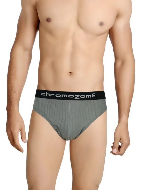 Chromozome Men Grey Brief