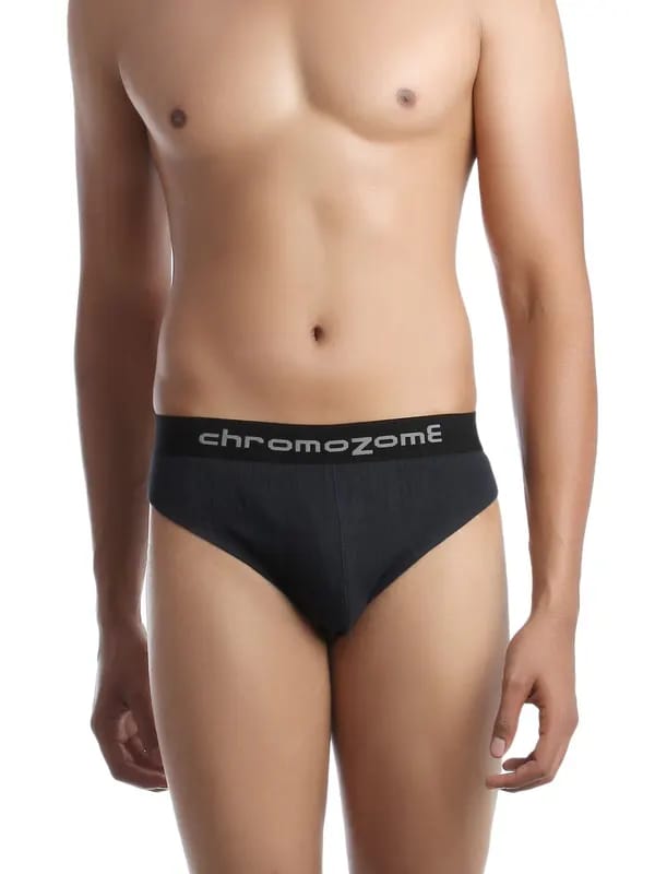 Chromozome Men Navy Blue Brief