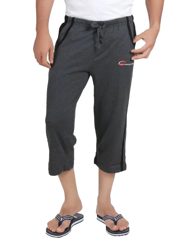 Chromozome Men Charcoal Lounge Shorts