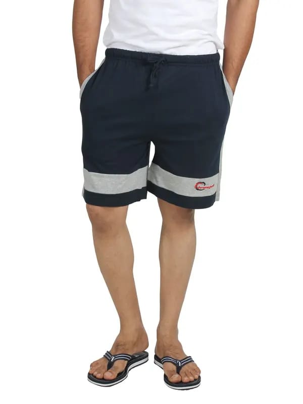Chromozome Men Navy Blue Soccer Shorts