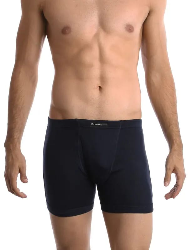 Chromozome Men Navy Blue Trunks