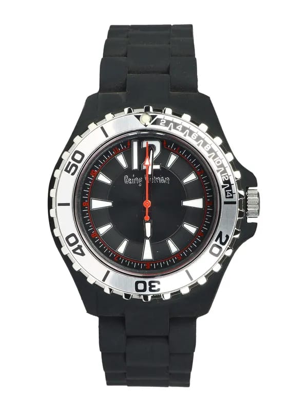 Being Human Women Silicon Strap Black Watch