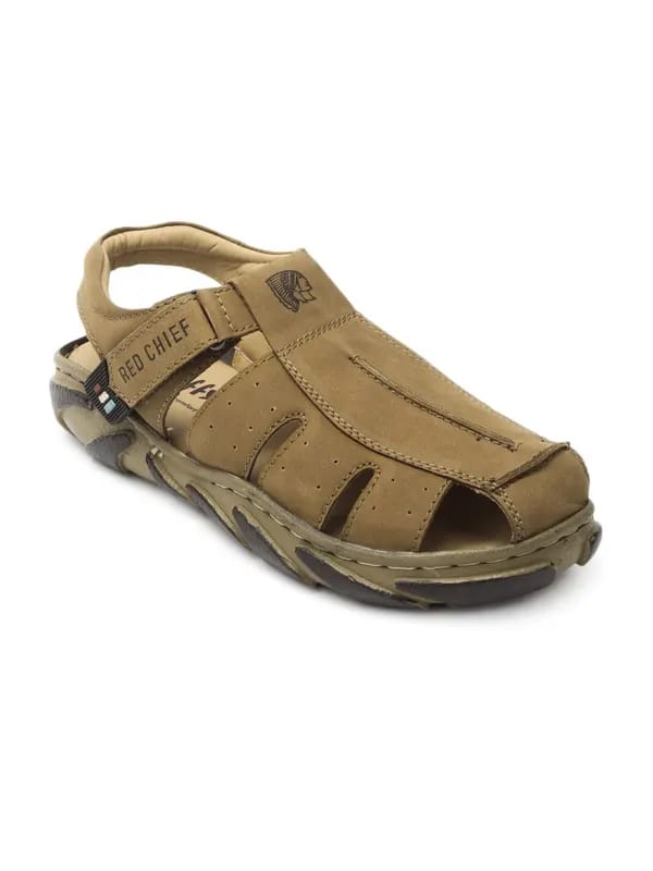 Red Chief Men Brown Sandals