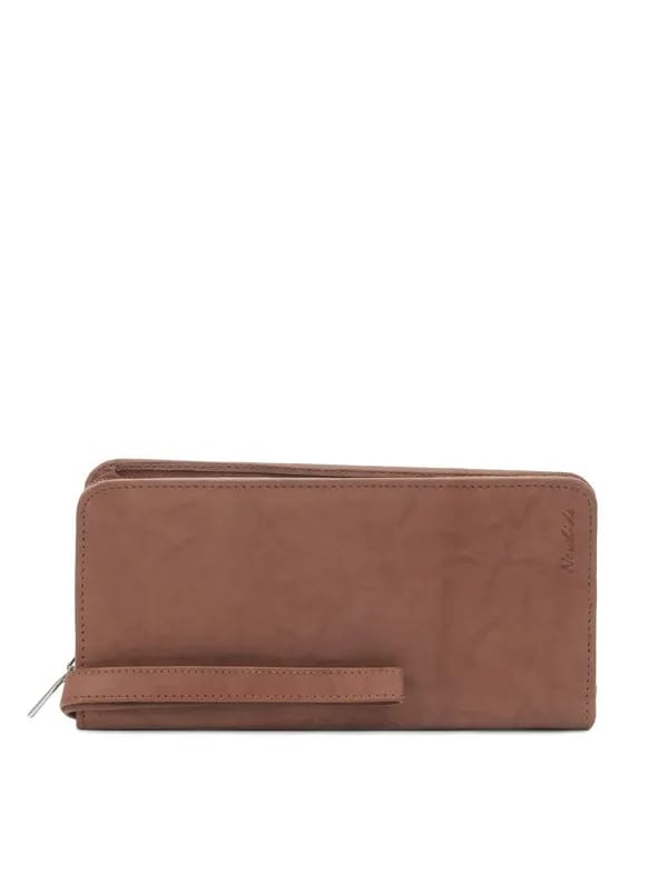 New Hide Unisex Brown Passport Holder