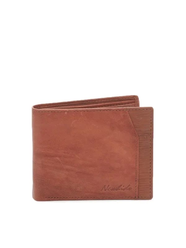 New Hide Men Brown Wallet